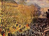 The Boulevard des Capuchine by Claude Monet